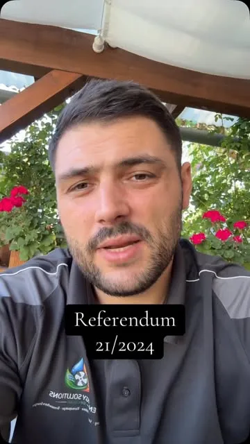 Video commentary about the referendum concerning Law No. 21/2024.