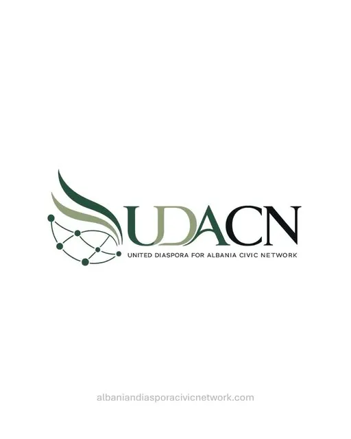 Albanian Diaspora Civic Network logo.